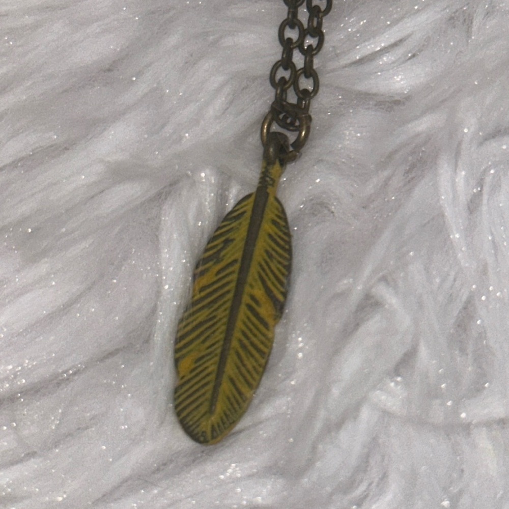 Hand Painted Feather Charm Bracelet